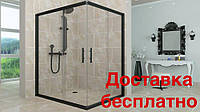 Душевая кабина Aquanil UNIMAR 100х80х190 см черный профиль