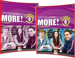 More! 2nd Edition 4. Student's+Workbook. Комплект книг з англійської мови. Підручник+Зошит. Cambridge