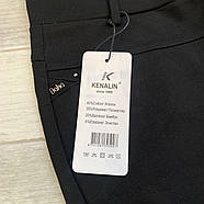 Штани жіночі з бавовни з бамбуком Kenalin, розмір XL, чорні, 9700-2, фото 5