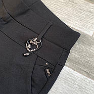 Штани жіночі з бавовни з бамбуком Kenalin, розмір XL, чорні, 9700-2, фото 2