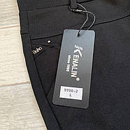 Штани жіночі з бавовни з бамбуком Kenalin, розмір XL, чорні, 9700-2, фото 4