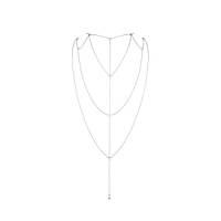 Ланцюжок для спини Bijoux Indiscrets Magnifique Back and Cleavage Chain - Silver, прикраса для тіла