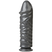 Фалоімітатор для фістингу Doc Johnson American Bombshell Bunker Buster Gun Metal, діаметр 8,1 см