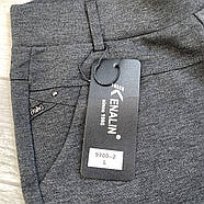 Штани жіночі з бавовни з бамбуком Kenalin, розмір XL, сірі, 9700-2, фото 4