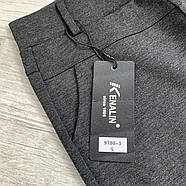 Штани жіночі з бавовни з бамбуком Kenalin, розмір XL, сірі, 9700-3, фото 6