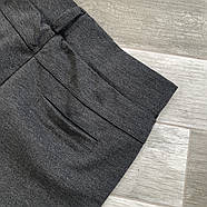 Штани жіночі з бавовни з бамбуком Kenalin, розмір XL, сірі, 9700-3, фото 4