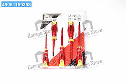 Набір викруток діелектричних ізольованих до 1000 V. 5 шт. [20/40], компл(YATO ) YT-2827