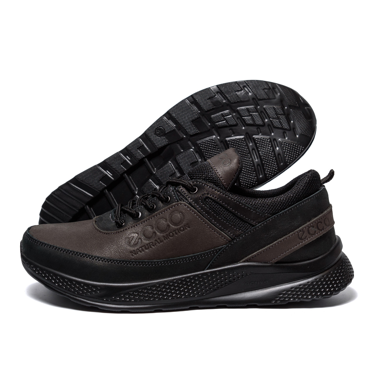 Чоловічі шкіряні кросівки Е-series Natural Motion Brown, фото 1