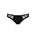 Трусики-сліпи з мереживною сіточкою Dina Thong black S/M - Passion, фото 5