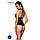 Сітчастий боді з халтером та ритмічним малюнком Hima Body black XXL/XXXL - Passion, фото 3