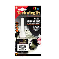 Супер клей універс. 20g "Technicoll" C-211 / ціанокриловий, чорний, еластичний