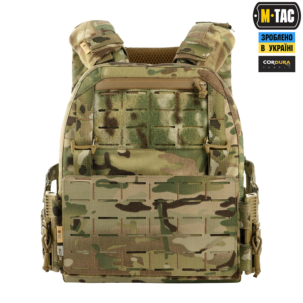 Плитоноска швидкого скидання M-Tac Cuirass QRS Мультикам