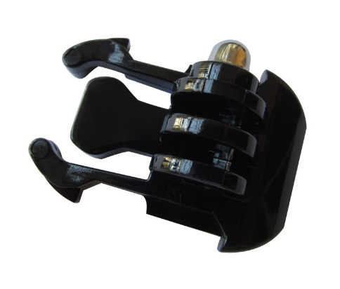 Базове кріплення кліпса-засувка для екшн камер GoPro, Xiaomi, SJCAM, фото 1