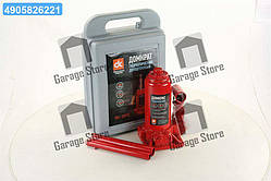 Домкрат бутилочний, 2т пластик, червоний H=150/280 JNS-02PVC