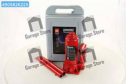 Домкрат бутилочний, 4т пластик, червоний H=185/350 JNS-04PVC