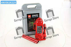 Домкрат бутилочний, 6т пластик, червоний H=200/385 JNS-06PVC