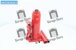 Домкрат бутилочний, 3т пластик, червоний H=180/340 JNS-03PVC