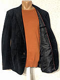 Велюровий чоловічий піджак Benstone 46-48 розмір, фото 3