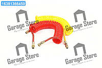 Шланг витой пневматический спиральный (2 шт.) М22х1,5 ПОЛИУРЕТАНОВЫЙ (L=5,5 м) ПРЕМИУМ 5410-3500000
