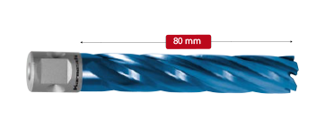 Кільцева фреза (Корончатое свердло) Blue-Line 80 HSS-XE Weld. d=37 мм.
