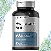 Гиалуроновая кислота Horbaach Hyaluronic Acid 200 мг на порцию 150 капсул