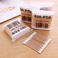 Ватні палички бамбукові, 100 шт/уп