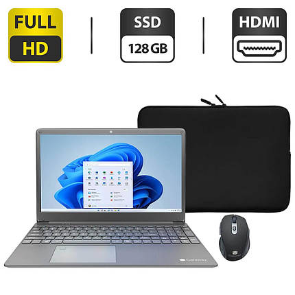 Новий ультрабук Gateway GWTN156-7BL/15.6"/Core i3 2ядра 4.1GHz/4GB DDR4/128GB SSD/UHD Graphics/Webcam/Чехол, фото 2