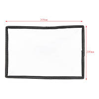 Універсальний розсіювач для зовнішнього спалаху 20х30 см, фото 6