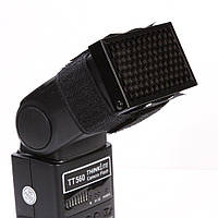 Насадка-гриди — соти — на липучках для спалаху, фото 4