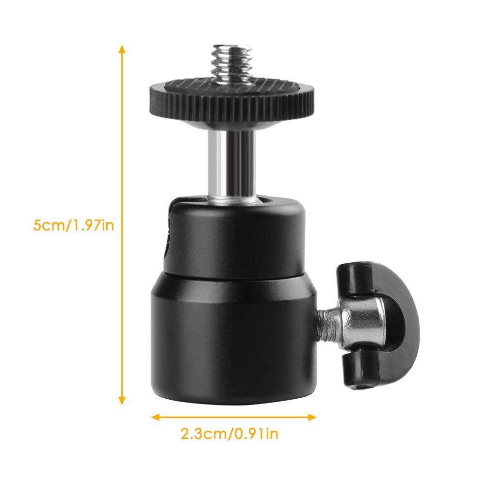 Кульова головка 1/4" на 1/4" для штатива, стійки, фото 1