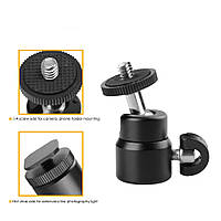 Кульова головка 1/4" на 1/4" для штатива, стійки, фото 5