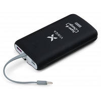 Батарея універсальна Vinga 10000 mAh SuperQC soft touch w/cable 22.5W black (VPB1SQSCBK), фото 8