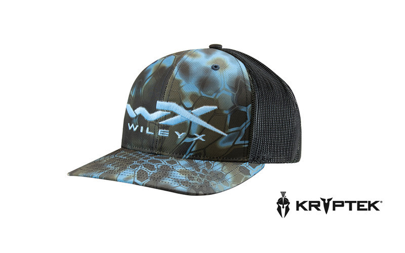 Бейсболка тактична, військова кепка тактична Wiley X Camo Cap One Size Adj Kryptek Neptune