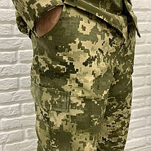 Армійський костюм для ЗСУ, тактична військова форма ріп-стоп Україна Піксель,Військові костюми 52 розмір, фото 2