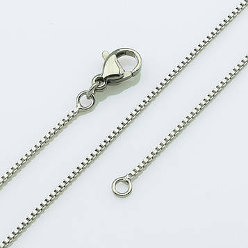 XUPING Ланцюжок Родій венеціанське плетіння, Довжина 60см, Ширина 0.1см