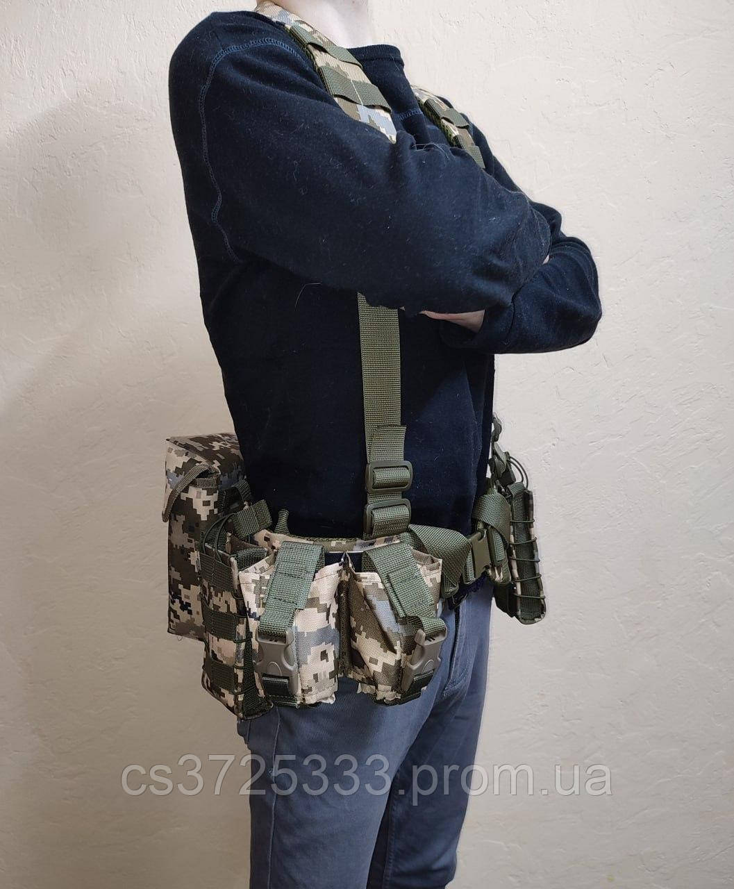 РПС тактический пояс, разгрузка. Украина, пиксель - фото 7 - id-p1782769950