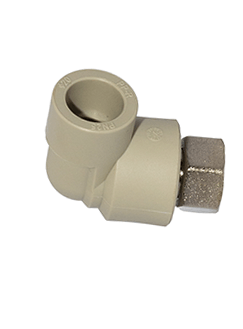 Муфта з накидною гайкою кутова FADO PPR 20*1/2