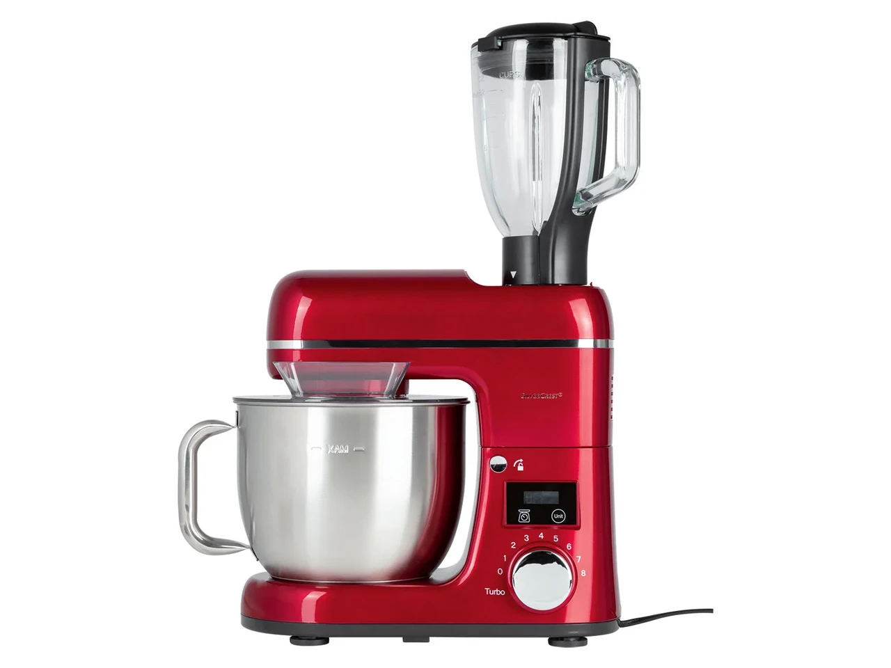 Кухонний комбайн-тістоміс 2 в 1 Silver Crest SKMW 900 A1 red 5,0 л
