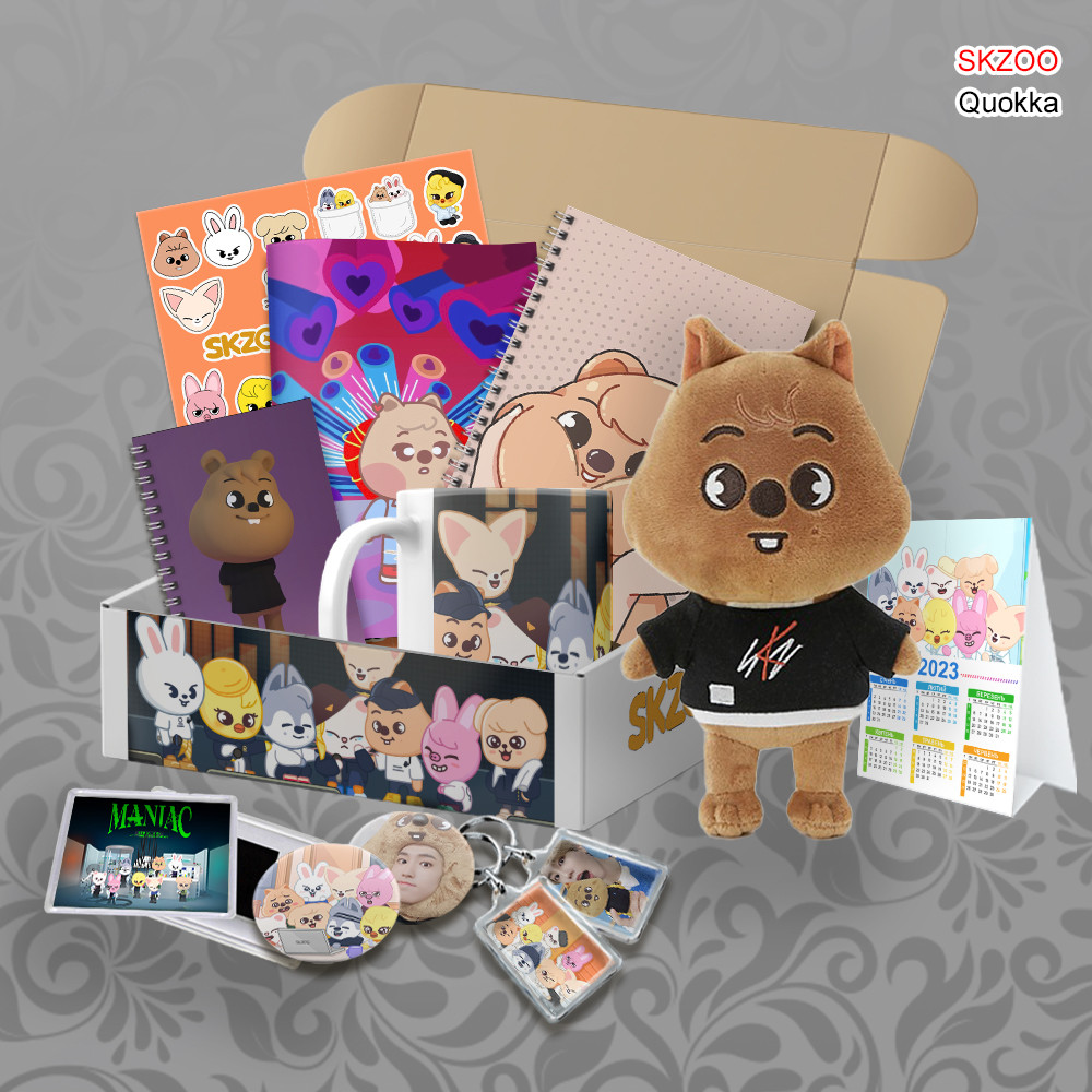 Подарунковий бокс K-pop Stray Kids SKZOO Quokka 17 предметів