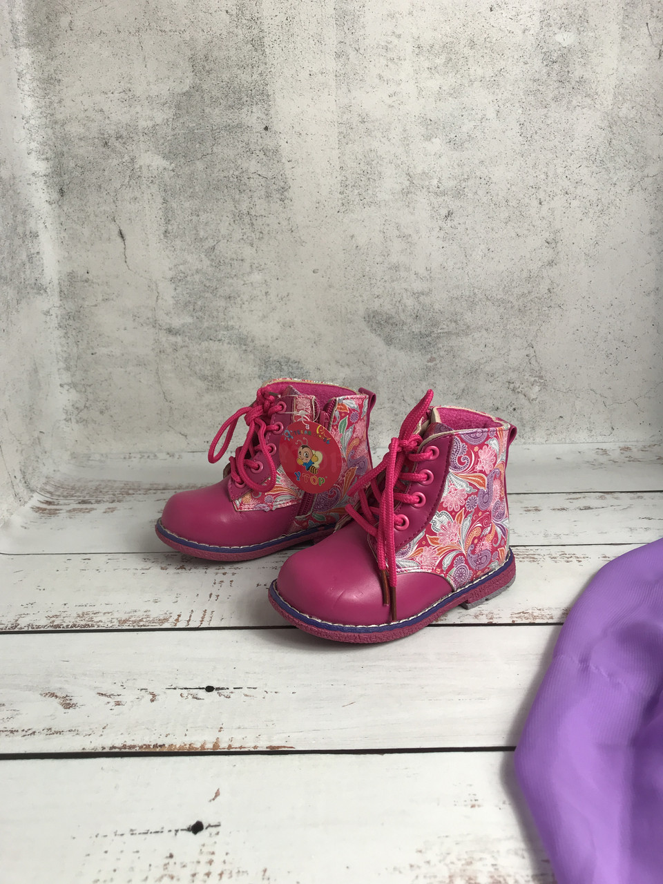 Демісезонні черевики для дівчаток ТМ Ytop в наявності 24р та 27р - фото 1 - id-p1136845519