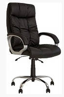 Кресло для компьютера Матрикс Matrix Anyfix CHR-68 Экокожа Eco-30, кресло руководителя черное Новый Стиль