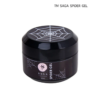 Гель-паутинка Saga "Spider Gel", 8 мл (черный)