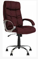 Кресло для компьютера Матрикс Matrix Anyfix CHR-68 Экокожа Eco-28, кресло руководителя бордовое Новый Стиль