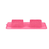 Миска складная для собак и кошек WAUDOG Silicone, 385х230х50 мм, розовый