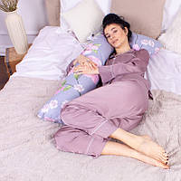 Подушка для беременных и отдыха Г-образная 8439 Color Line 19-6757 Regina Flowers MirSon