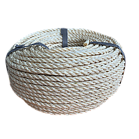Мотузка (канат) для кігтеточки сизалева 6 мм 50 метрів 1 сорт