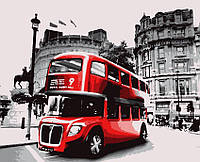 Картина по номерам Artissimo Автобус в Лондоне (ART-B-7436) 40 х 50 см