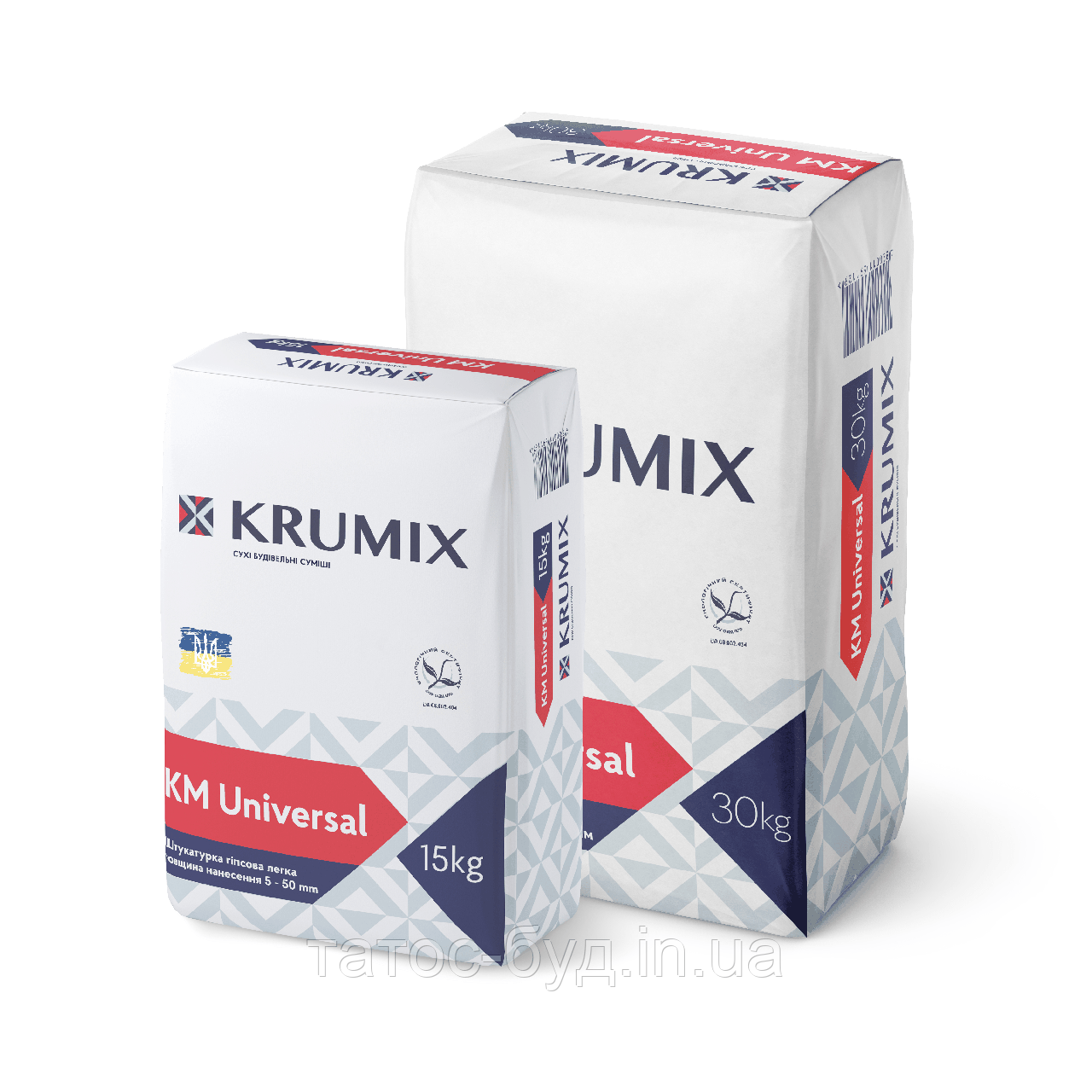 Штукатурка Universal TM KRUMIX, 30 кг (аналог Knauf Rotband)