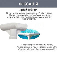 Великий каркасний басейн Intex 26720 Premium (427х107 см) Інтекс із фільтром, тентом, підкладкою і драбиною, фото 4