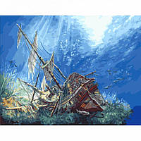 Картина раскраска Strateg На дне океана (SR-B-SY6626) 40 х 50 см